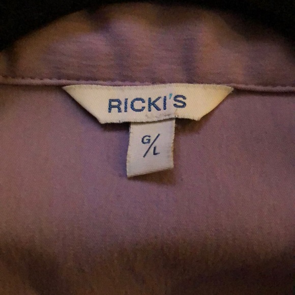 Purple blouse with 3/4 sleeves - Picture 3 of 3